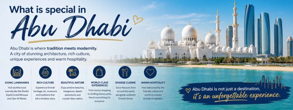 What is special in Abu Dhabi