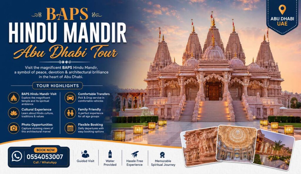 BAPS Hindu Mandir Abu Dhabi Tour