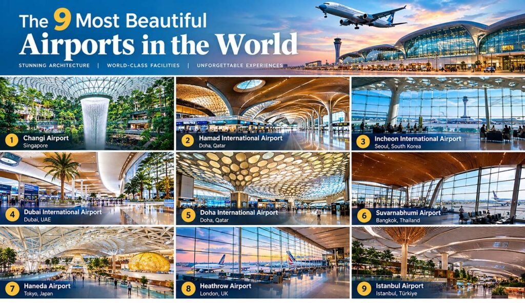 Most beautiful airports in the world